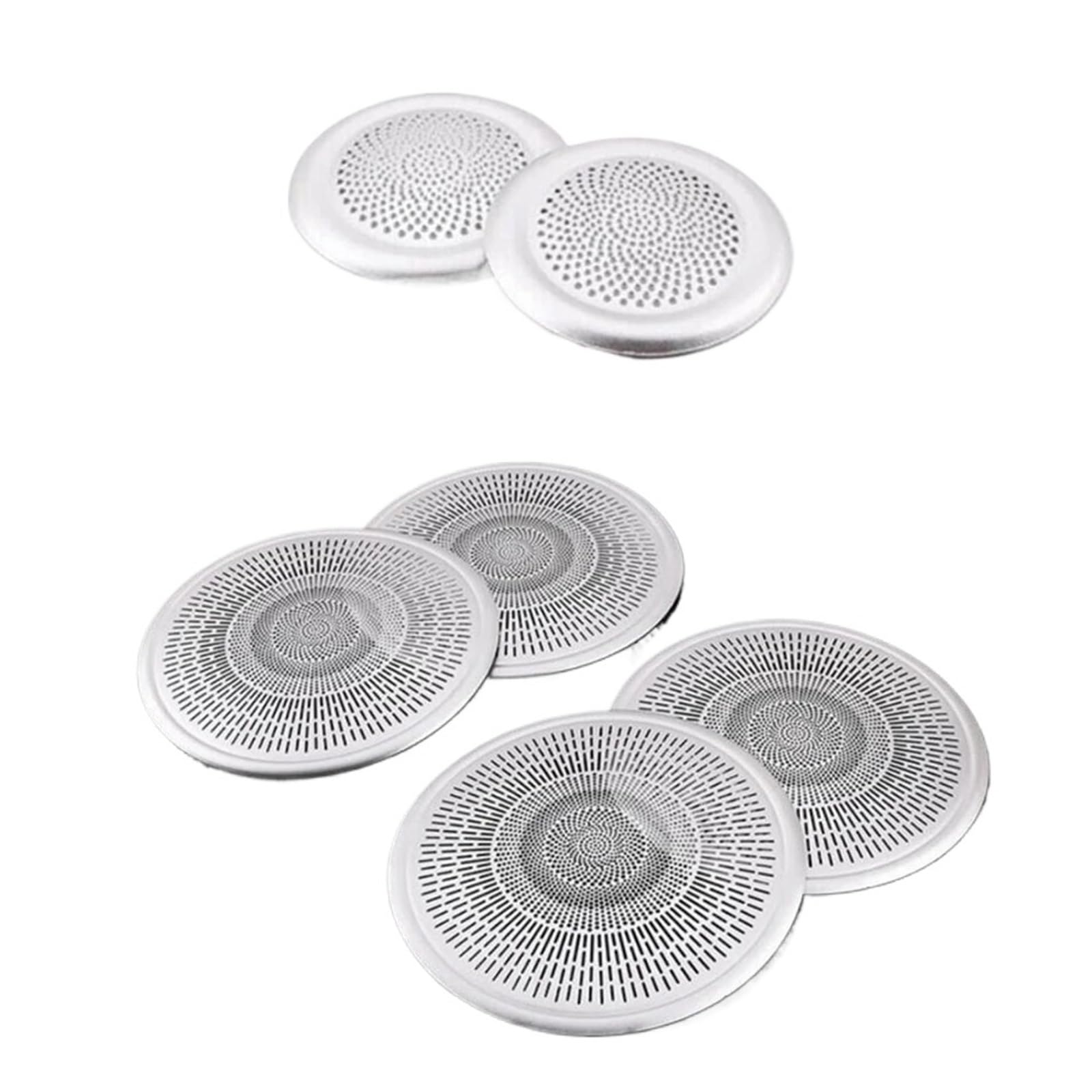 Center Konsole Trim Für Land Für Rover Für Range Für Evoque L551 2020-2023 A Säulen-Stereolautsprecher-Tür-Stereo-Audio-Lautsprecherabdeckung Interieur Mittelkonsole(Metal 6 pcs) von MBPBVRVAF