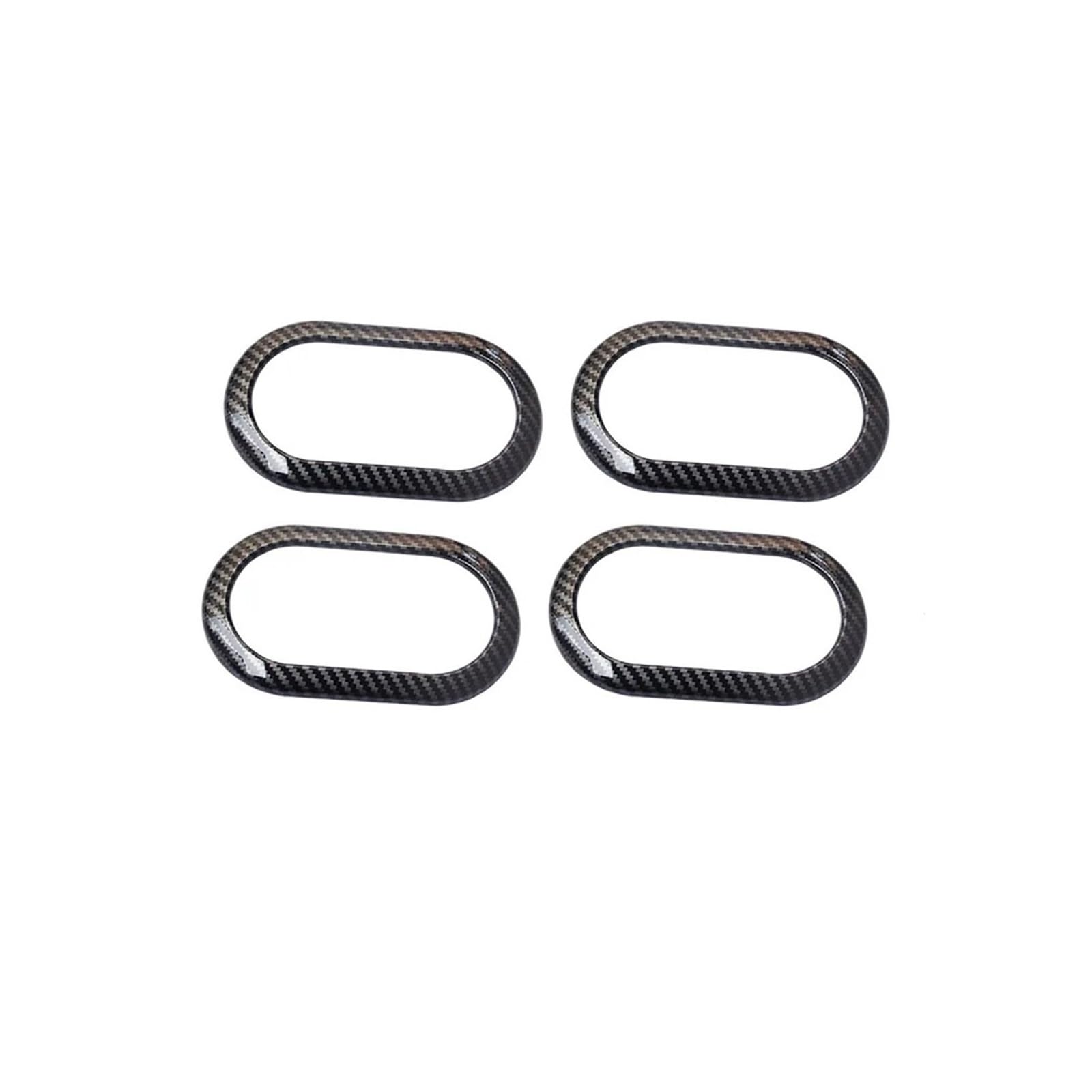 Center Konsole Trim Für Smart 453 Für Brabus Für Forfour Für Fortwo Autorahmenaufkleber Zubehör Innentürgriffe Schüsseldekoration Interieur Mittelkonsole(4 Carbon Style) von MBPBVRVAF