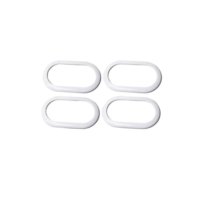 Center Konsole Trim Für Smart 453 Für Brabus Für Forfour Für Fortwo Autorahmenaufkleber Zubehör Innentürgriffe Schüsseldekoration Interieur Mittelkonsole(4 White) von MBPBVRVAF