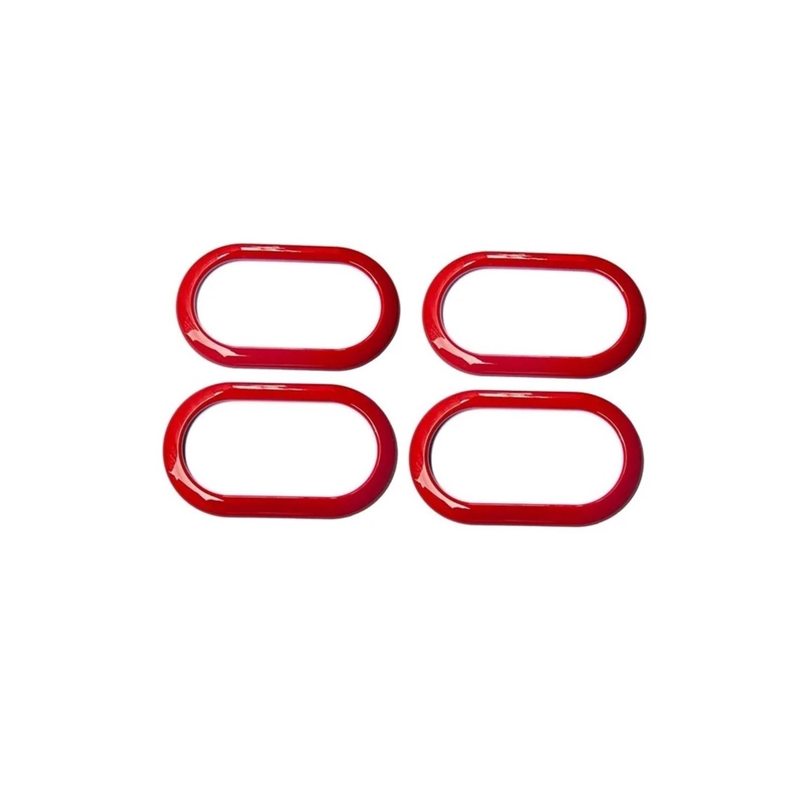 Center Konsole Trim Für Smart 453 Für Brabus Für Forfour Für Fortwo Autorahmenaufkleber Zubehör Innentürgriffe Schüsseldekoration Interieur Mittelkonsole(4 red) von MBPBVRVAF