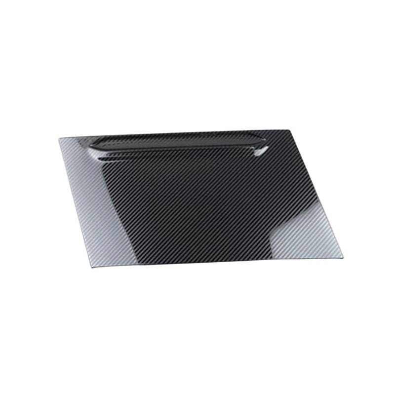 Center Konsole Trim Für Touareg 2019-2024 2023 Auto Mittelkonsole Abdeckung Schalthebel Cup Trim Abdeckung Rahmen Aufkleber Innen Edelstahl Interieur Mittelkonsole(Cover with Texture) von MBPBVRVAF