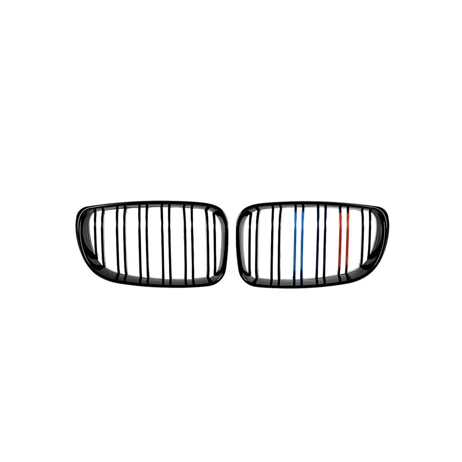 Haubengrill Für 1Serie E81 E87 128I 130I 135I 2008-2011 Schwarz Glänzend Grills Abdeckung Vorderer Unterer Stoßfängergrill Sport Kühlergrill(1-Color) von MBPBVRVAF