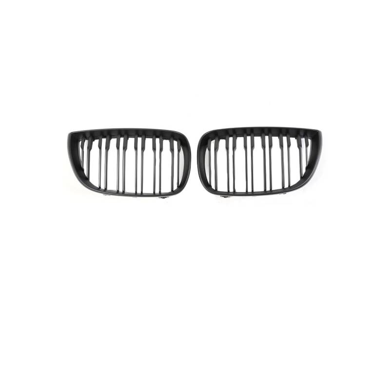 Haubengrill Für 1Serie E81 E87 2004-2006 Auto Vorderen Stoßfänger Nieren Glanz Schwarz Intake Unteren Grills Kühler Sport Kühlergrill(Dual Matte Black) von MBPBVRVAF