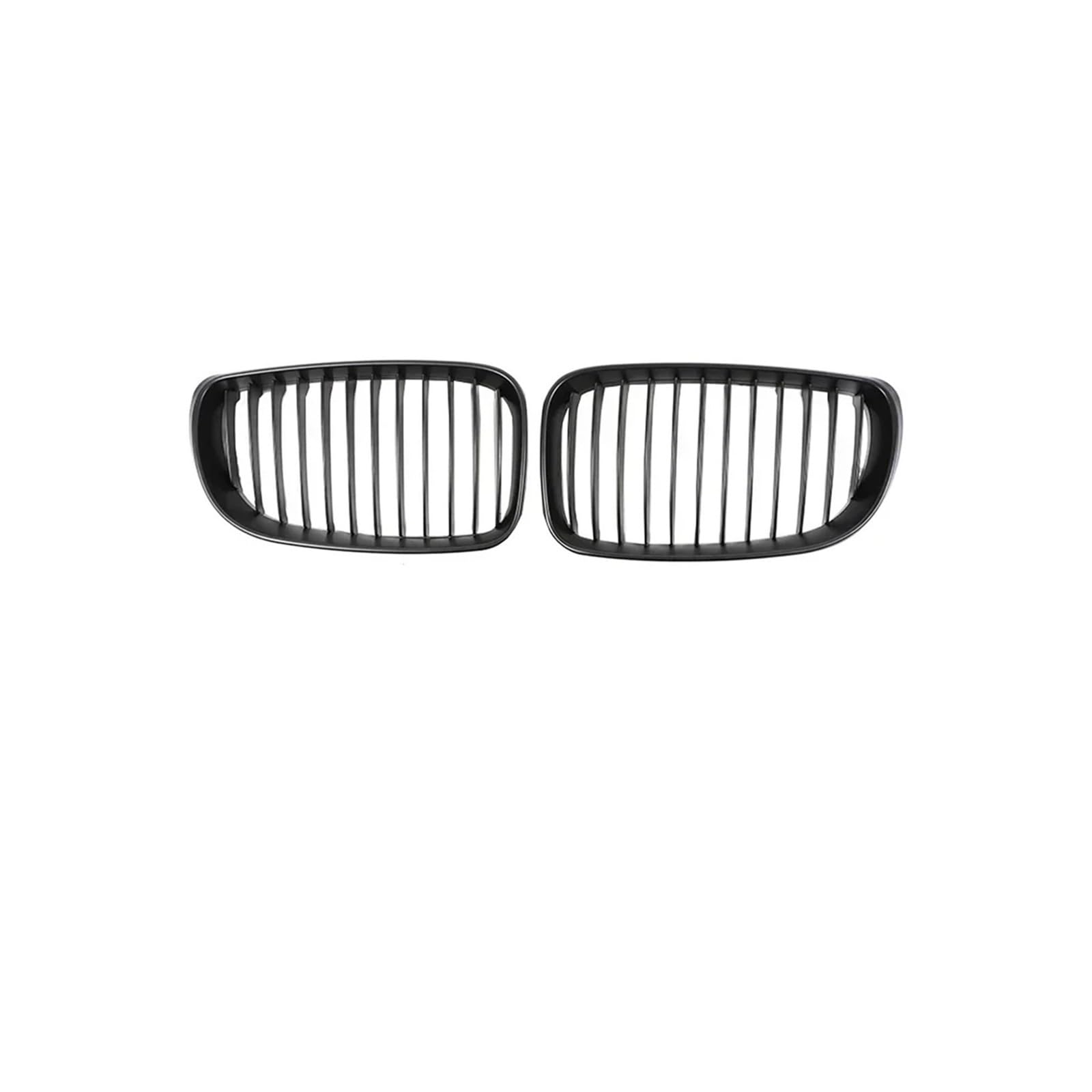 Haubengrill Für 1Serie E81 E87 2008-2011 Auto Frontstoßstange Nieren Kühlergrill Sport Kühlergrill(Single Matte Black) von MBPBVRVAF