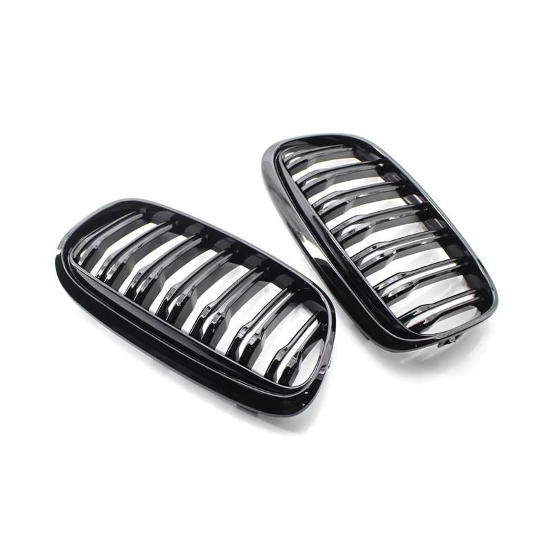 Haubengrill Für 2Serie F45 F46 2014-2017 Frontgrill Mesh Schwarz Frontstoßstangengrill Sport Kühlergrill von MBPBVRVAF
