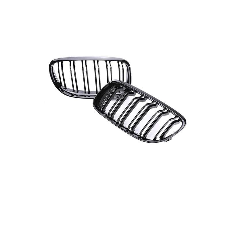 Haubengrill Für 3Serie E90 E91 2005-2012 Auto Frontstoßstange Kindly Grille Schwarz Racing Grill Carbon Fiber Sport Kühlergrill(Gloss Black 09-12) von MBPBVRVAF