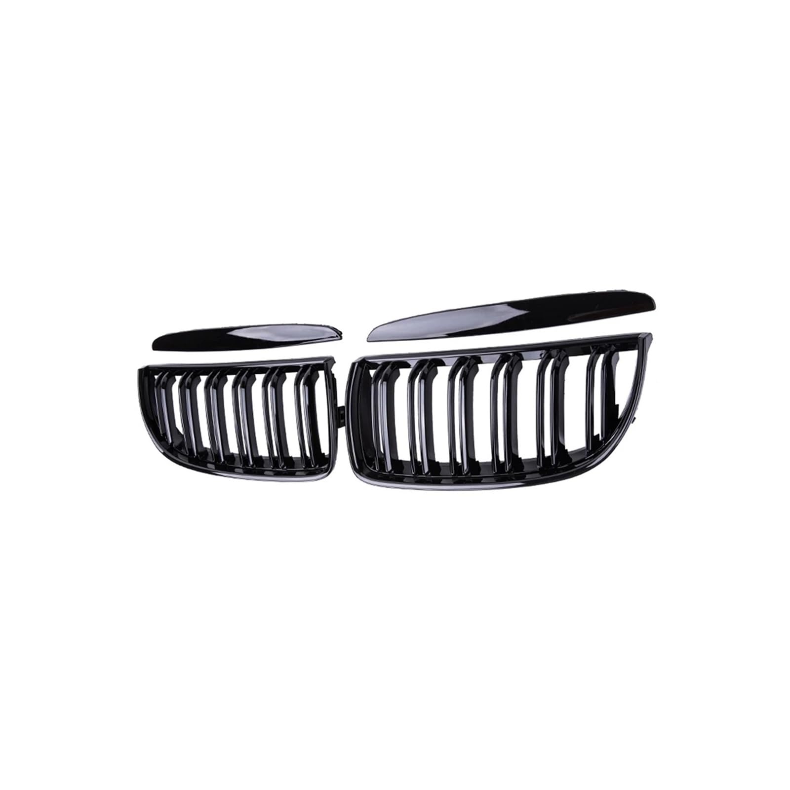 Haubengrill Für 3Serie E90 E91 323I 328I 335I 330I 325I 2005-2008 Auto Frontstoßstangengitter ABS Schwarz Glänzend Sport Kühlergrill(Gloss Black) von MBPBVRVAF