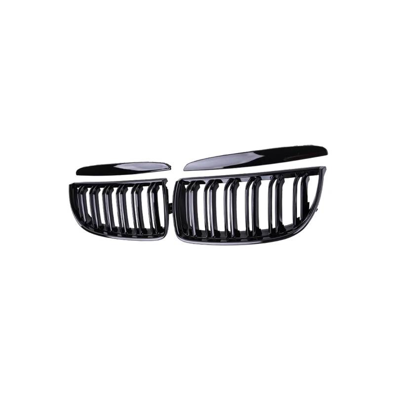 Haubengrill Für 3Serie E90 E91 323I 328I 335I 330I 325I 2005-2008 Auto Frontstoßstangengitter ABS Schwarz Glänzend Sport Kühlergrill(Gloss Black) von MBPBVRVAF