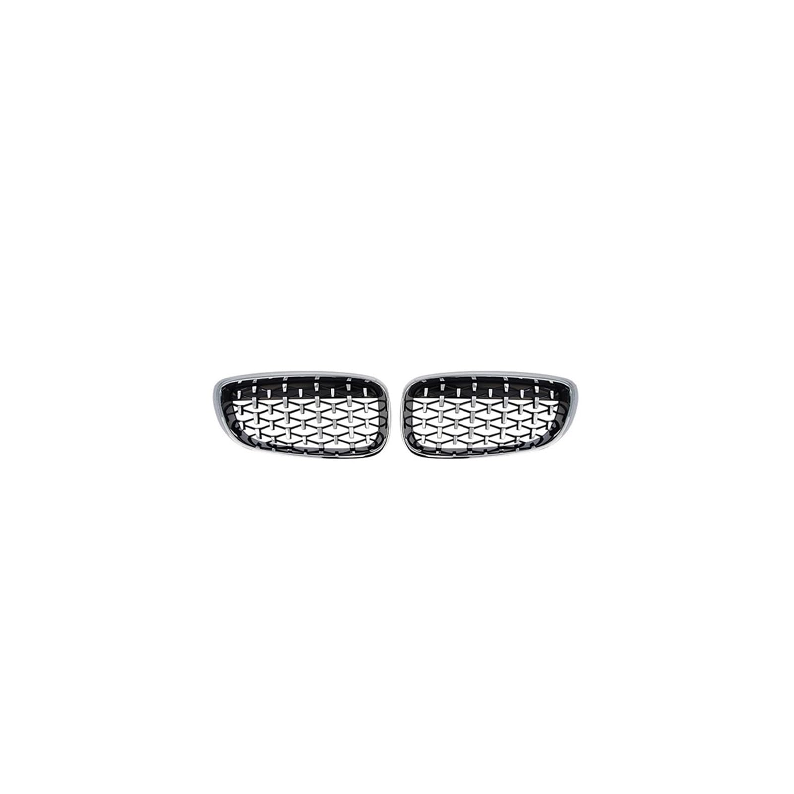 Haubengrill Für 3Serie F34 328i 330i 335i 340i 2012-2019 Nierengitter Chrom Meteor Style Diamond Sport Kühlergrill(Full Silver) von MBPBVRVAF