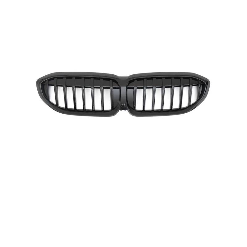 Haubengrill Für 3Serie G20 G21 318i 320i 320d 330i 340i 340d 2019 2020 2021 2022 Auto-Frontkühler-Nierengrill Sport Kühlergrill(Glossy Black 1 Line) von MBPBVRVAF
