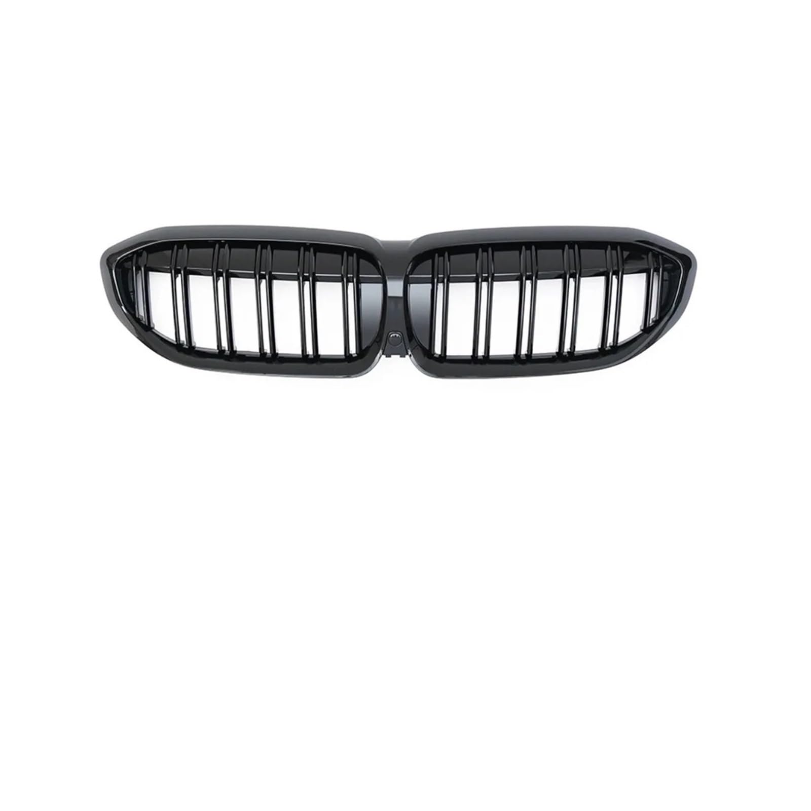 Haubengrill Für 3Serie G20 G21 318i 320i 320d 330i 340i 340d 2019 2020 2021 2022 Auto-Frontkühler-Nierengrill Sport Kühlergrill(Glossy Black 2 Line) von MBPBVRVAF