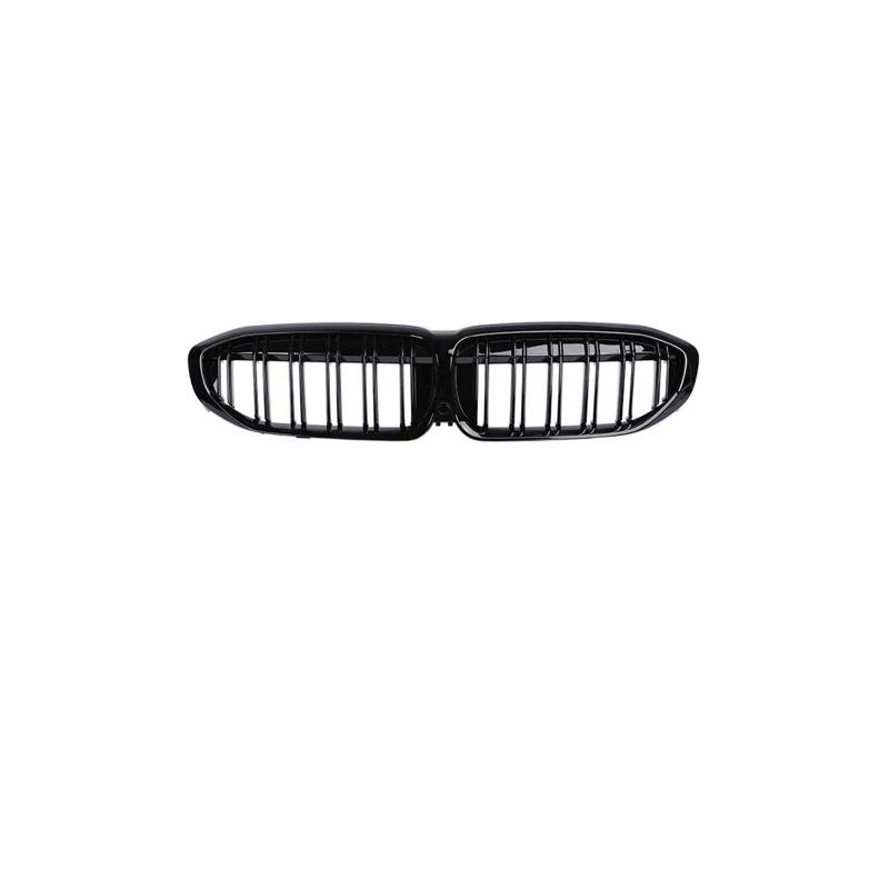 Haubengrill Für 3er-Serie G20 G21 G28 316i 318i 320i 2019–2023 Front Nierenstoßstange Carbon Grills Glanz Schwarz Sport Kühlergrill(Dual Glossy Black) von MBPBVRVAF