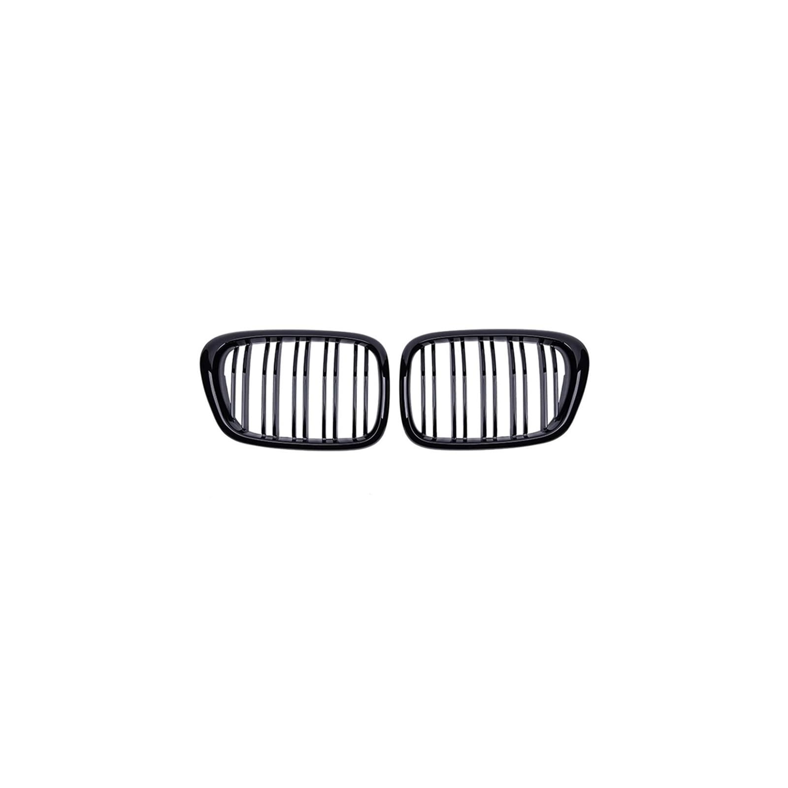 Haubengrill Für 5 Series E39 525 528 1999-2003 Auto Front Hood Grill Nieren Gitter Racing Grill Glanz Schwarz Sport Kühlergrill(Gloss Black) von MBPBVRVAF