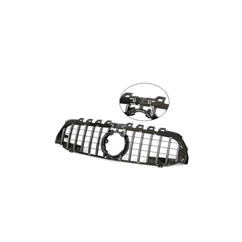 Haubengrill Für A Für Klasse A35 A45 A200 A180 V177 W177 2019-2022 Auto Frontstoßstange Schwarz Chorme Kühlergrill Sport Kühlergrill(14 G Chrome WO Cam) von MBPBVRVAF