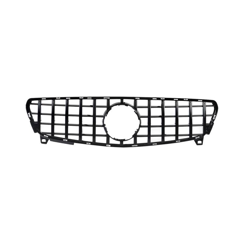 Haubengrill Für A Für Klasse W176 A45 2015-2018 Auto-Frontgrill Glänzend Schwarz Renngrill Sport Kühlergrill von MBPBVRVAF