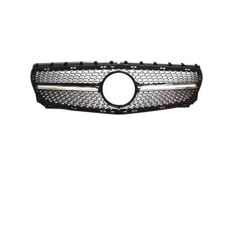 Haubengrill Für B Für Klasse W246 2012-2019 Auto Kühlergrill Stoßstange Grill Haube Mesh Sport Kühlergrill(12-14 Diamond Black) von MBPBVRVAF