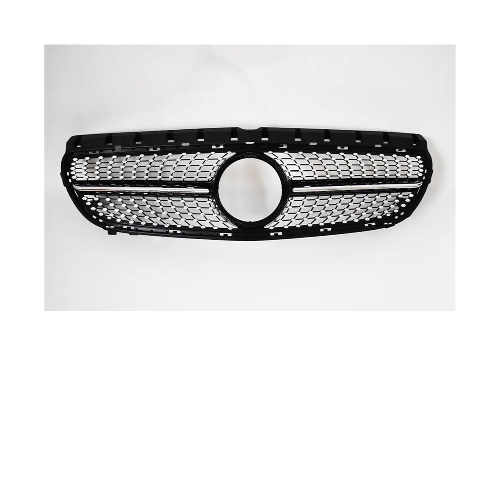 Haubengrill Für B Für Klasse W246 2012-2019 Auto Kühlergrill Stoßstange Grill Haube Mesh Sport Kühlergrill(15-19 Diamond Black) von MBPBVRVAF