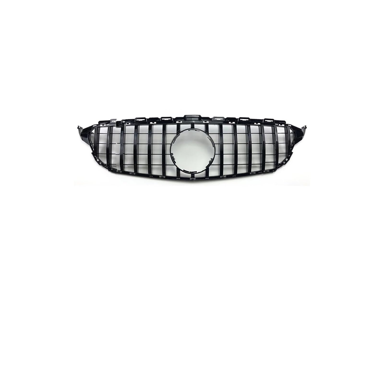 Haubengrill Für C C205 C180 C200 C250 C300 C260 W205 S205 2014-2021 Auto Frontstoßstange Grille Sport Kühlergrill(14-18 Glossy Black) von MBPBVRVAF