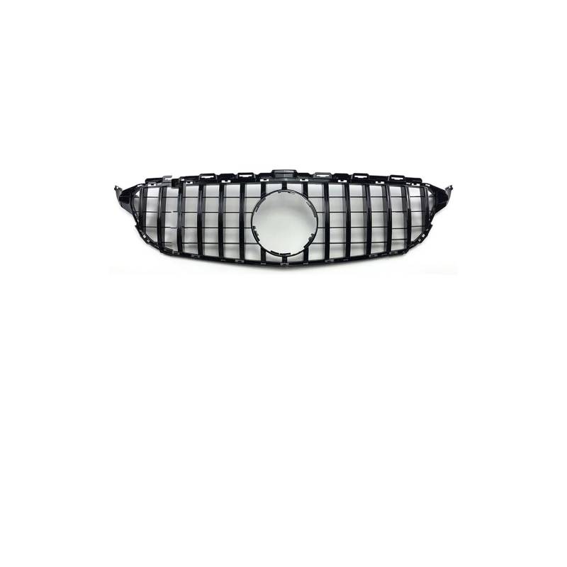 Haubengrill Für C C205 C180 C200 C250 C300 C260 W205 S205 2014-2021 Auto Frontstoßstange Grille Sport Kühlergrill(14-18 Glossy Black) von MBPBVRVAF