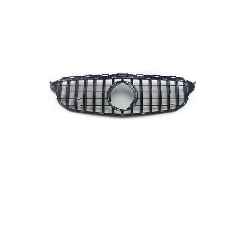 Haubengrill Für C C205 C180 C200 C250 C300 C260 W205 S205 2014-2021 Auto Frontstoßstange Grille Sport Kühlergrill(19-21 Glossy Black) von MBPBVRVAF