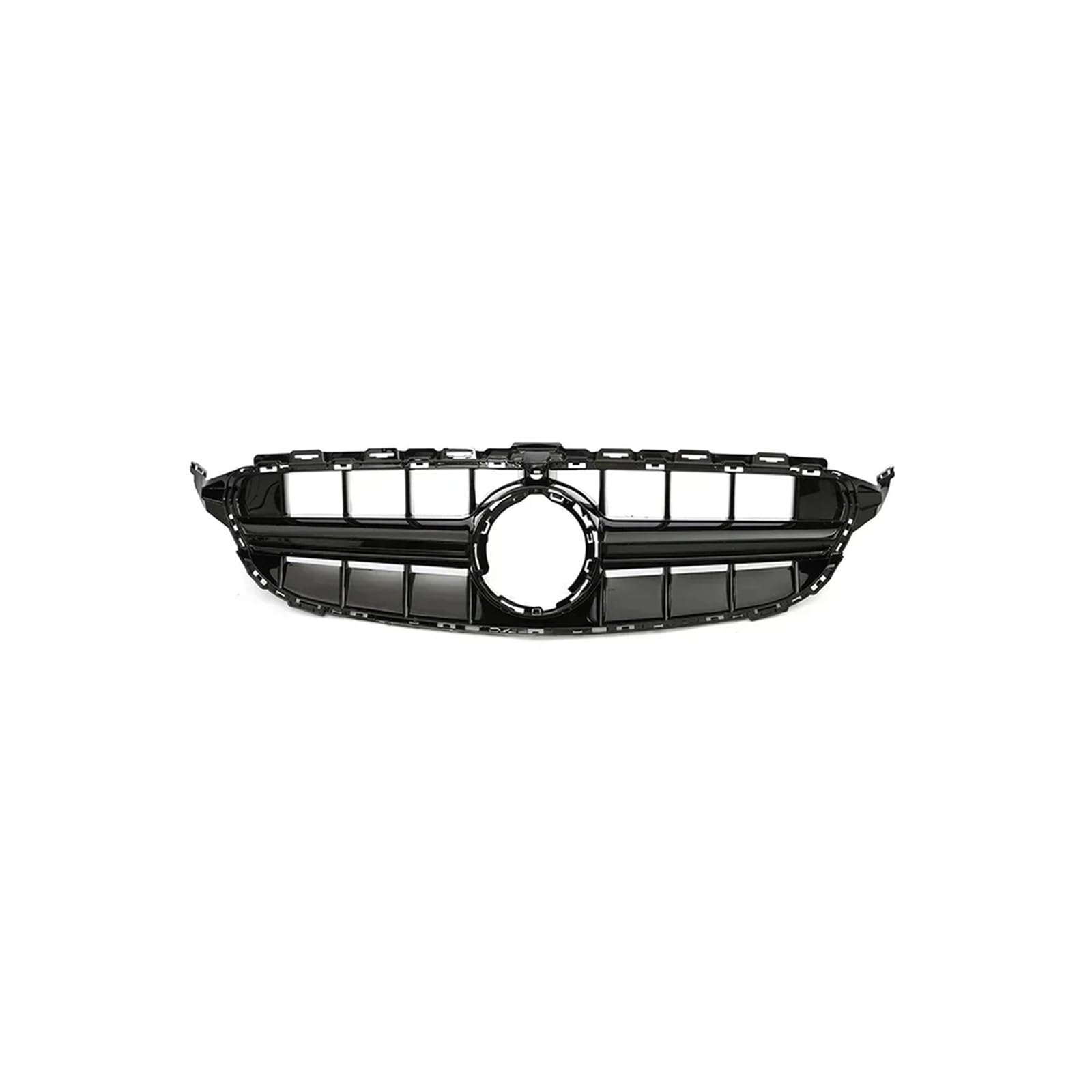 Haubengrill Für C Für Klasse W205 C180 C200 C300 C350 2014-2021 Kühlergrill ABS Schwarz Ohne/mit Kameraloch Sport Kühlergrill(19-21 E63S B with) von MBPBVRVAF