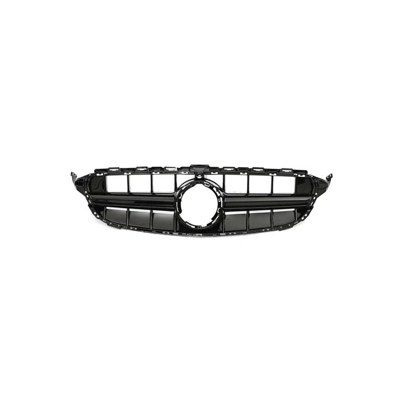 Haubengrill Für C Für Klasse W205 C180 C200 C300 C350 2014-2021 Kühlergrill ABS Schwarz Ohne/mit Kameraloch Sport Kühlergrill(19-21 E63S B with) von MBPBVRVAF