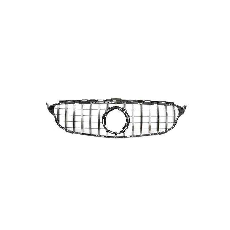 Haubengrill Für C Für Klasse W205 C180 C200 C300 C350 2014-2021 Kühlergrill ABS Schwarz Ohne/mit Kameraloch Sport Kühlergrill(19-21 S Without2) von MBPBVRVAF