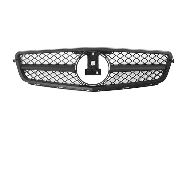 Haubengrill Für C-Klasse W204 C180 C200 C230 2008-2014 Für AMG Style Diamonds Style Auto Frontstoßstangengrill Sport Kühlergrill(A-Matte Black) von MBPBVRVAF