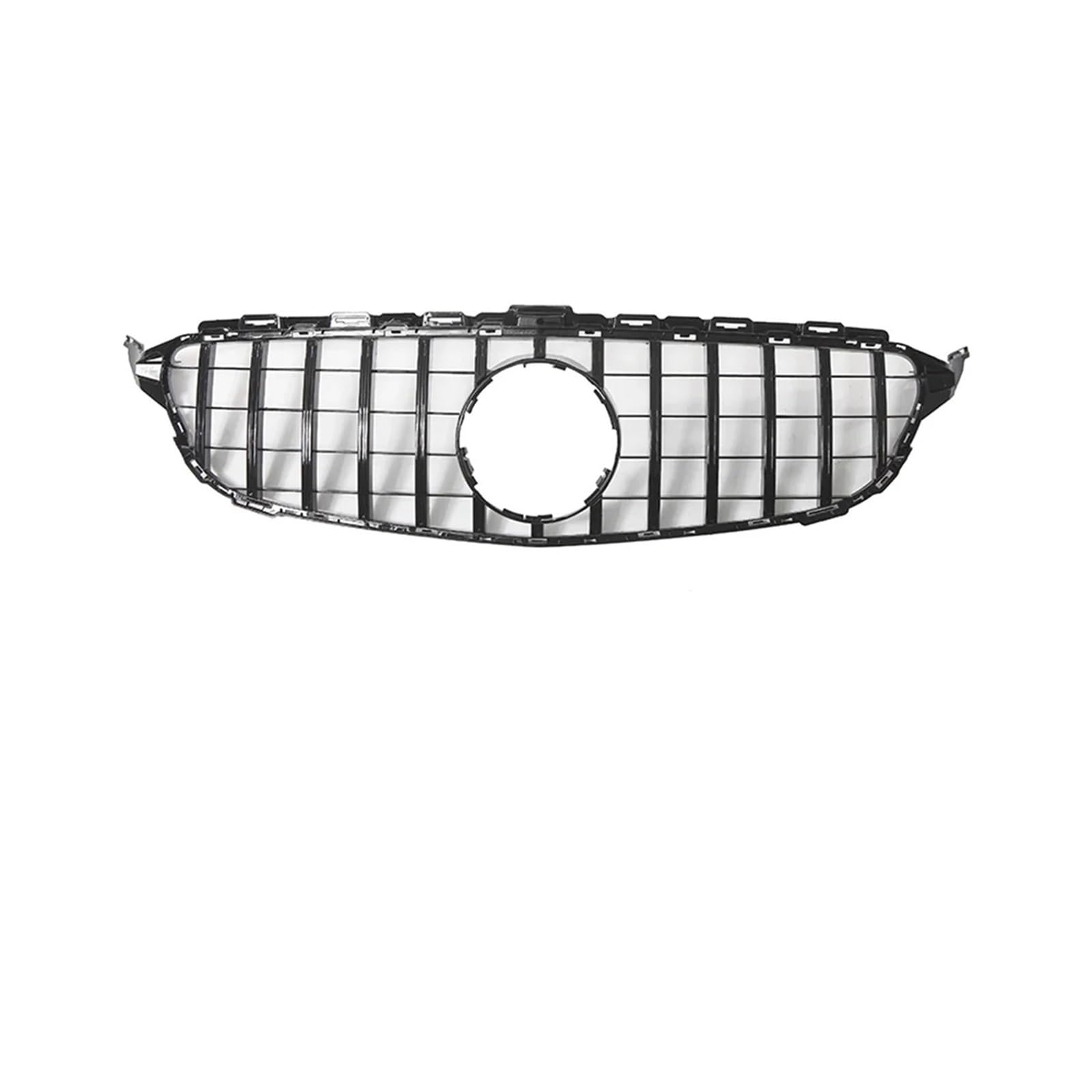 Haubengrill Für C-Klasse W205 C180 C200 C250 C300 2015-2018 Frontstoßstangengrill Chrom Sport Kühlergrill(G-Glossy Black) von MBPBVRVAF