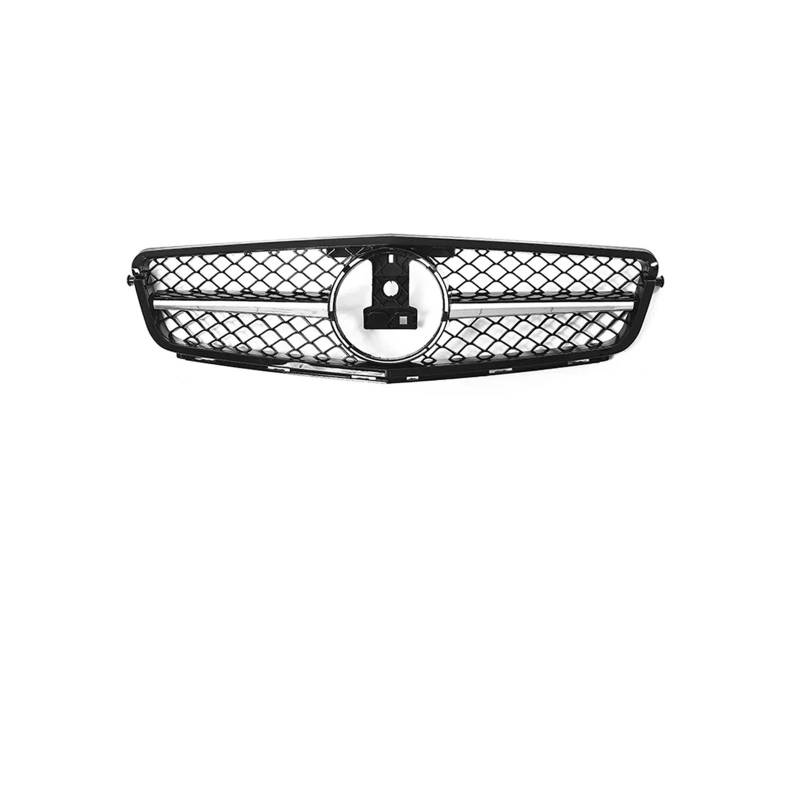 Haubengrill Für C W204 C43 C180 C200 C250 C300 2008-2014 Auto Frontstoßstange Kühlergrill Haubengrill Sport Kühlergrill(A-Chrome 1 Pin) von MBPBVRVAF