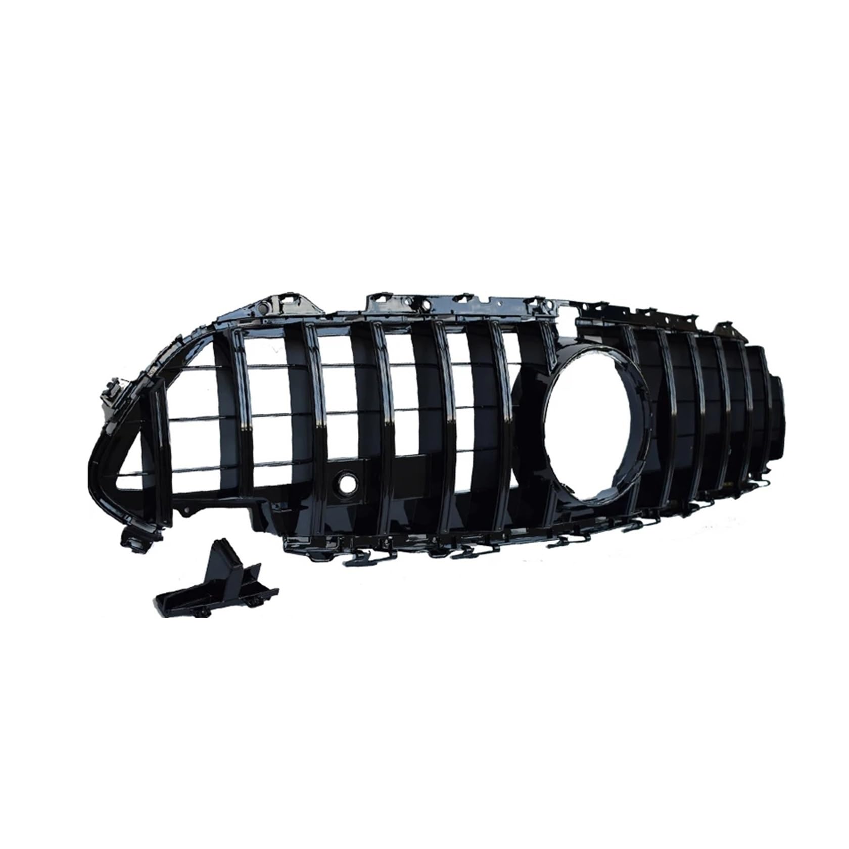 Haubengrill Für CLS Für Klasse C257 W257 CLS350 CLS53 2018-2023 Für AMG Für GT Style Fronthaubengrill Sport Kühlergrill(Black) von MBPBVRVAF