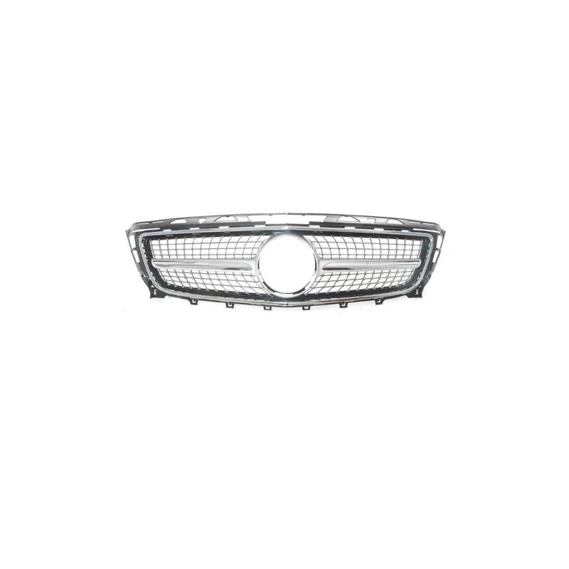 Haubengrill Für CLS W218 2011-2018 Auto Vorderen Stoßfänger Diamant Racing Grill Sport Kühlergrill(Diamond Chrome 11-13) von MBPBVRVAF