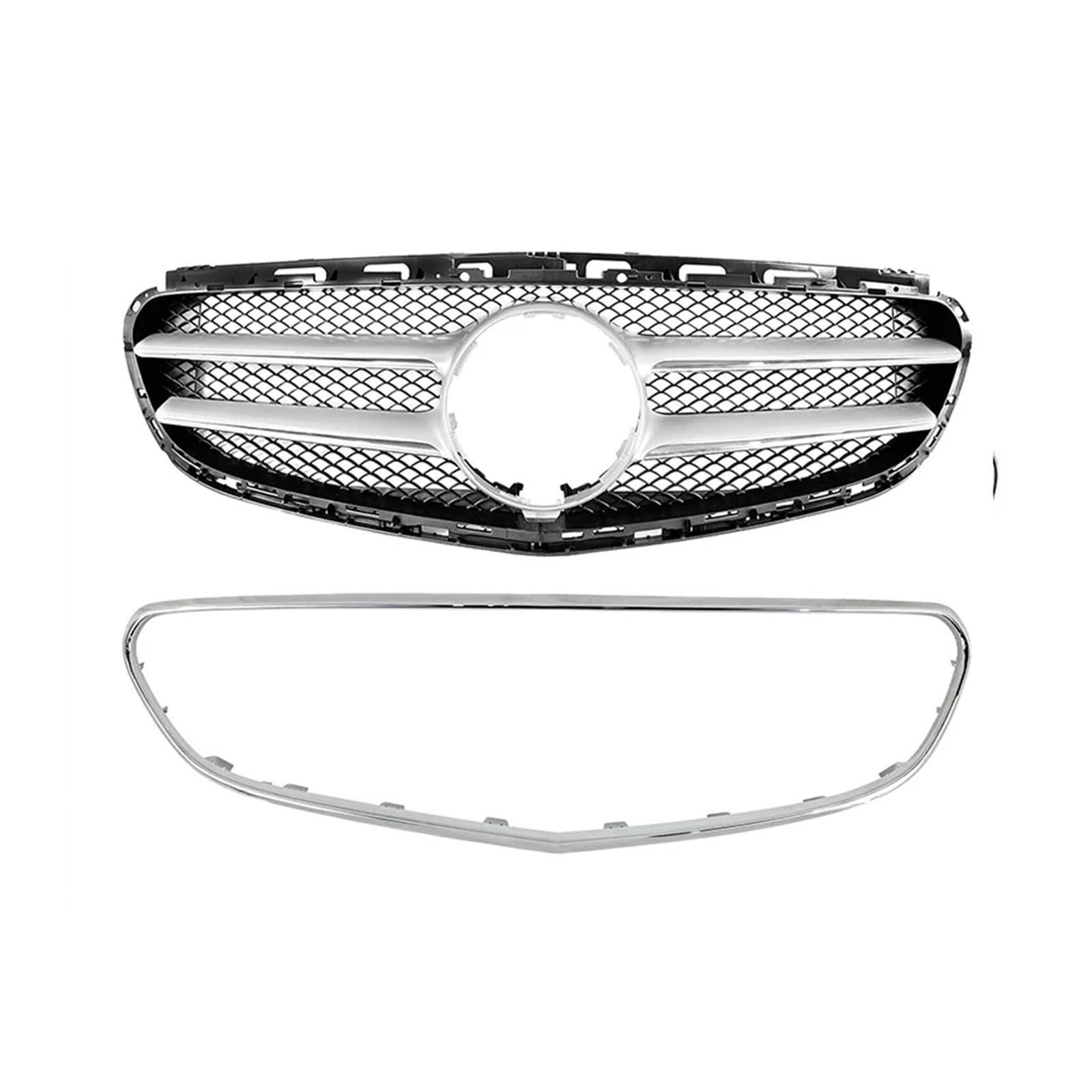 Haubengrill Für E Für Calss E350 E400 E550 W212 2014 2015 Für AMG Frontstoßstangengrill Mitte Sport Kühlergrill(with Camera Hole) von MBPBVRVAF