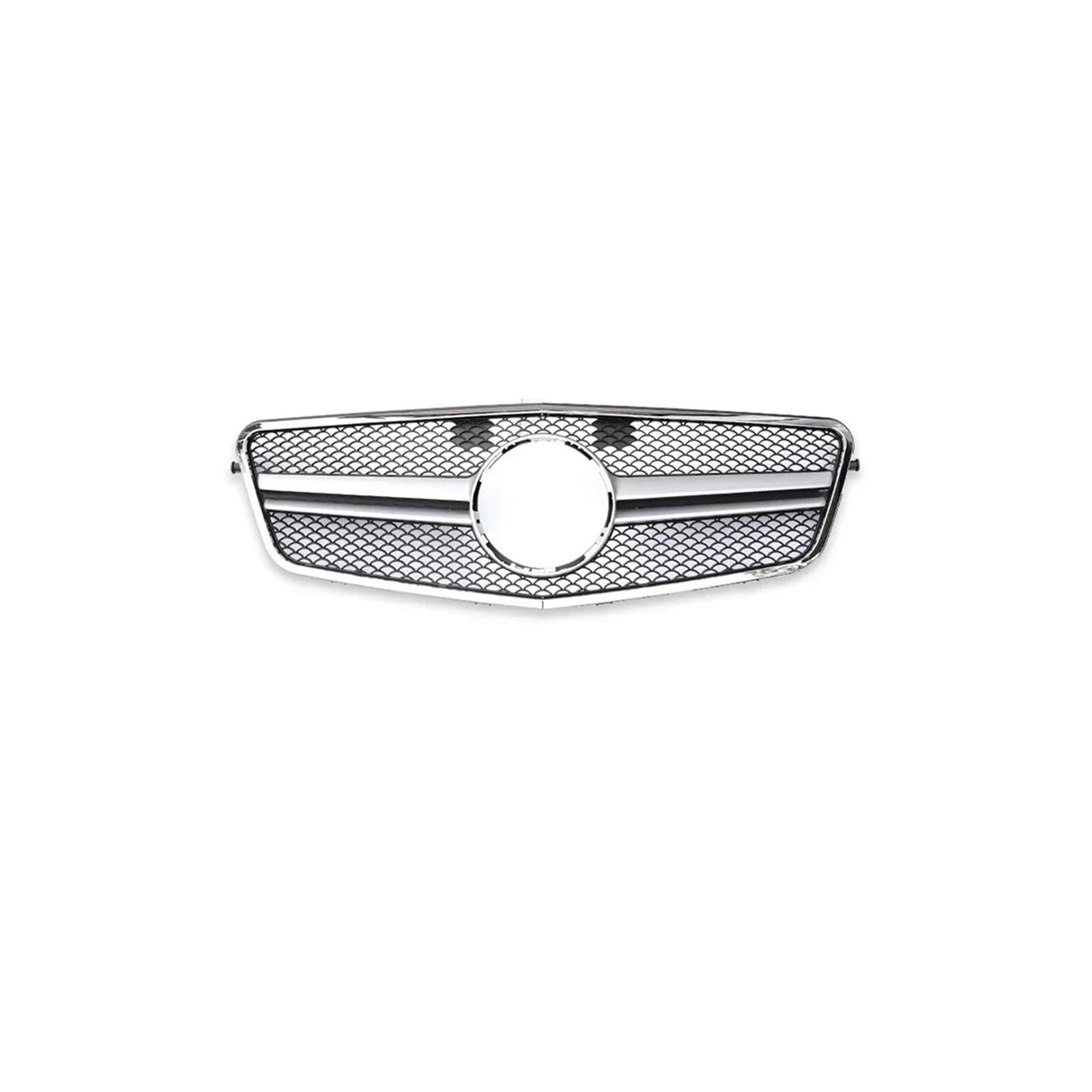 Haubengrill Für E Für Klasse W212 2009-2015 Auto Front Racing Grill Diamant Schwarz Silber Sport Kühlergrill(08-13 A Sliver) von MBPBVRVAF