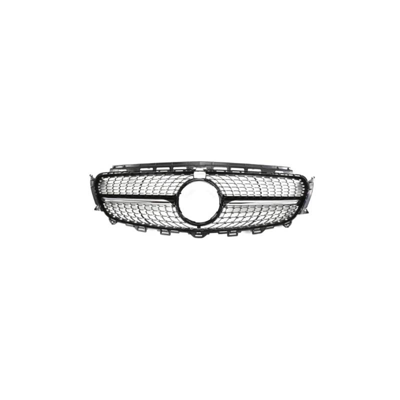 Haubengrill Für E Für Klasse W213 2016-2019 Frontstoßstangengrill Sport Racing Grill Mit Kamera Sport Kühlergrill(Diamond Black) von MBPBVRVAF