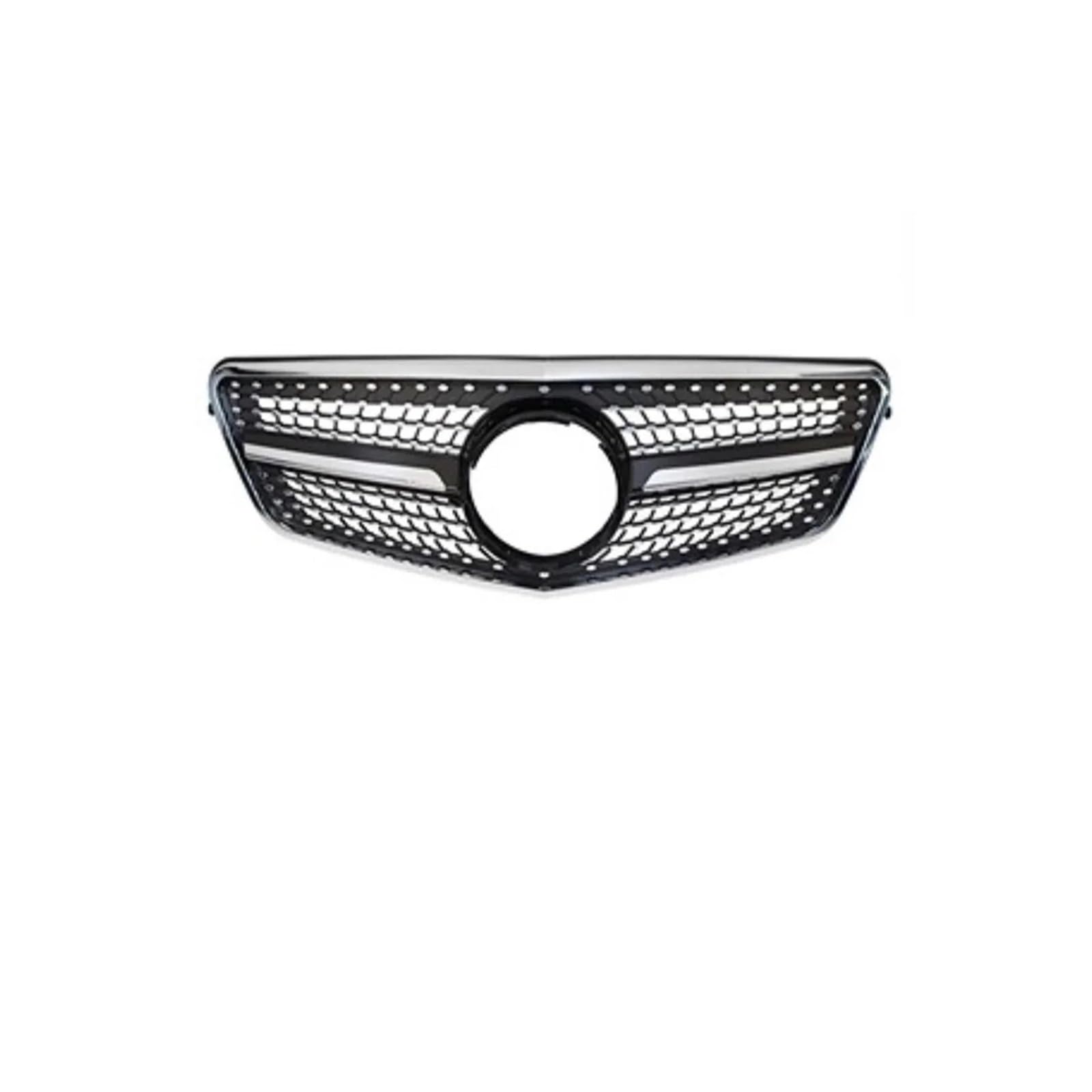 Haubengrill Für E-Klasse W212 2009-2015 Auto Front Einlass Gitter Kühlergrill Diamant Styling Sport Kühlergrill(Black1) von MBPBVRVAF