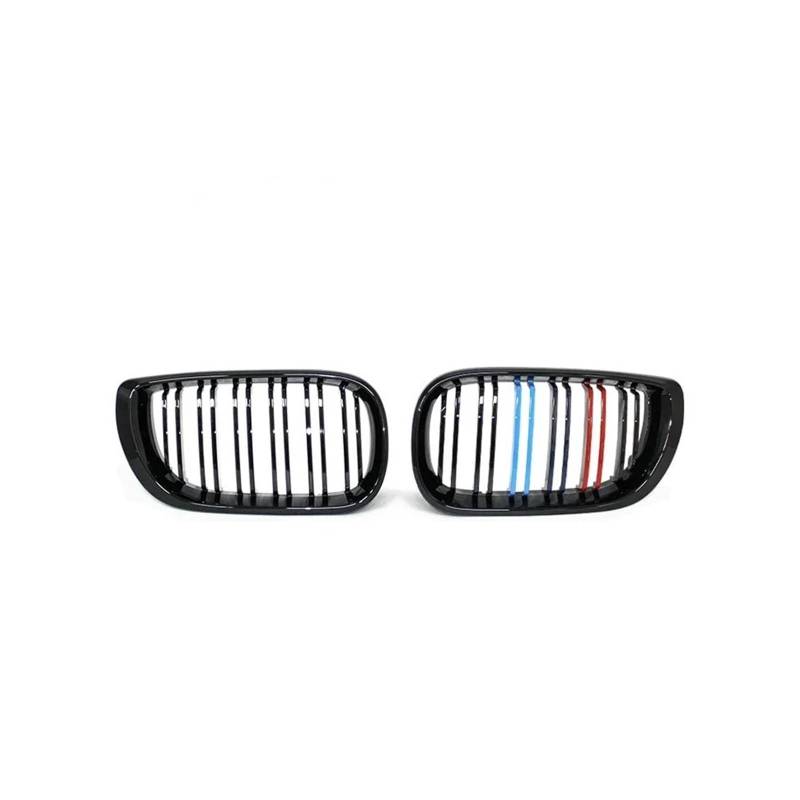 Haubengrill Für E46 2002 2003 2004 2005 Auto Vorderen Stoßfänger Nieren Haube Grille Racing Grill Schwarz Sport Kühlergrill(3 Color) von MBPBVRVAF