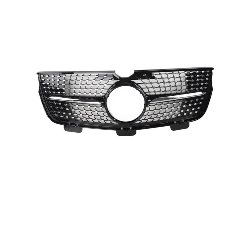 Haubengrill Für GL X164 2007-2012 GL320 GL350 GL450 GL500 GL550 Auto Front Upper Bumper Center Kühlergrill Sport Kühlergrill(Black3) von MBPBVRVAF