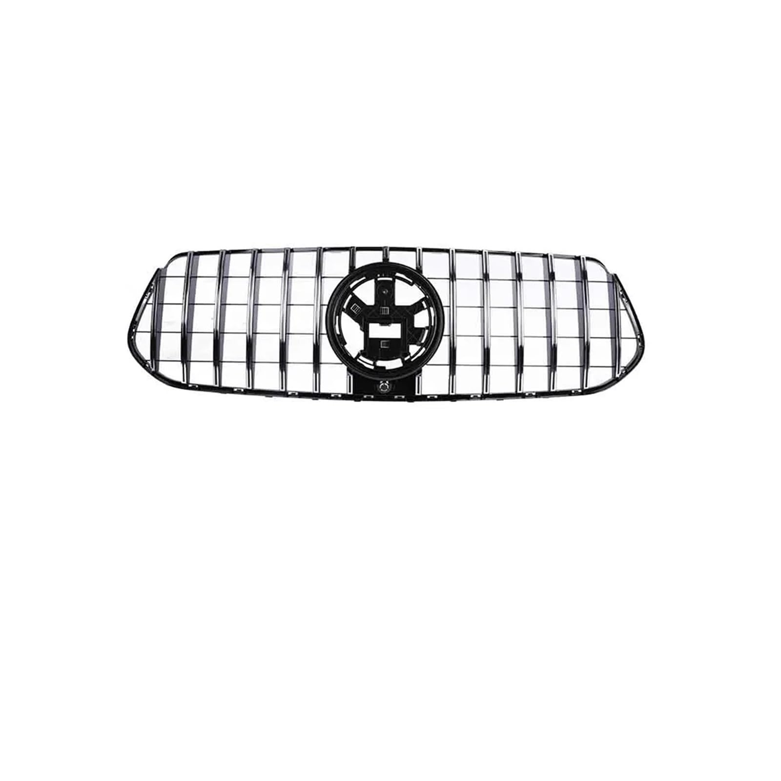 Haubengrill Für GLE Für Klasse W167 GLE350 GLE450 2020 Auto Front Racing Stoßstange Grille Obere Abdeckung Grill Sport Kühlergrill(G Chrome A) von MBPBVRVAF