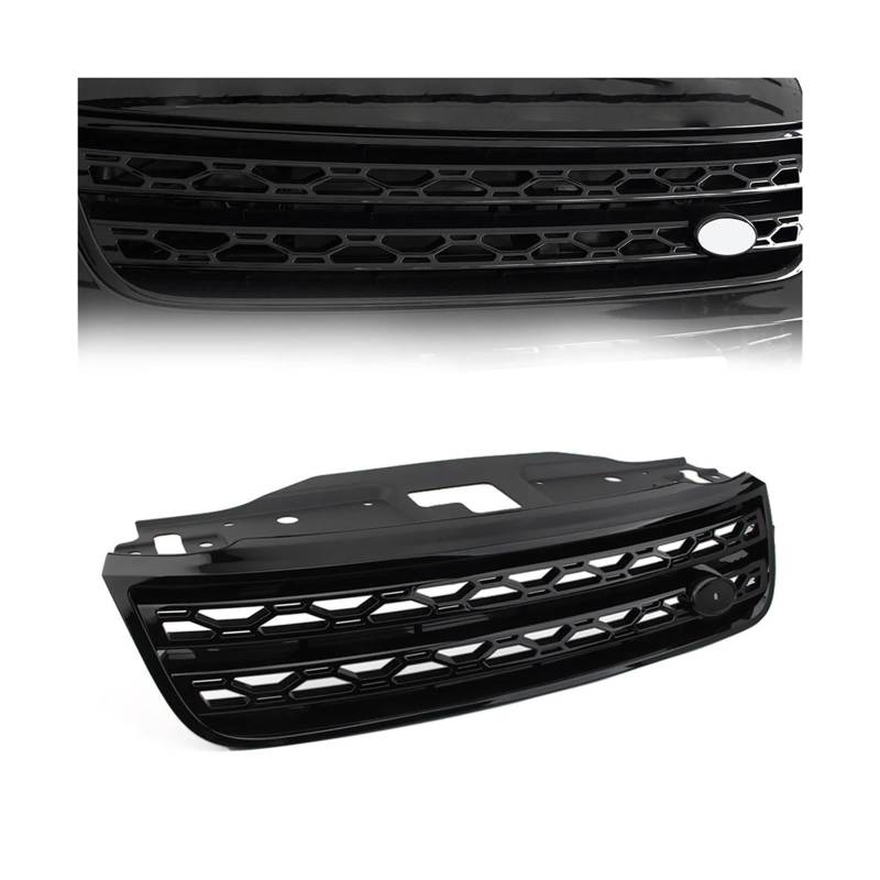Haubengrill Für Land Für Rover Für Discovery 5 2017-2021 Auto Frontstoßstange Grill Lufteinlass Kühlergrill Sport Kühlergrill(Black Net) von MBPBVRVAF