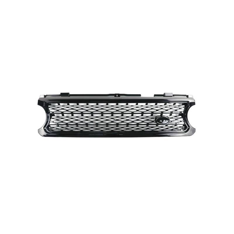 Haubengrill Für Land Für Rover Für Range Für Rover Für Vogue 2006-2009 L322 Auto Frontstoßstangengrill Sport Kühlergrill(All Black) von MBPBVRVAF