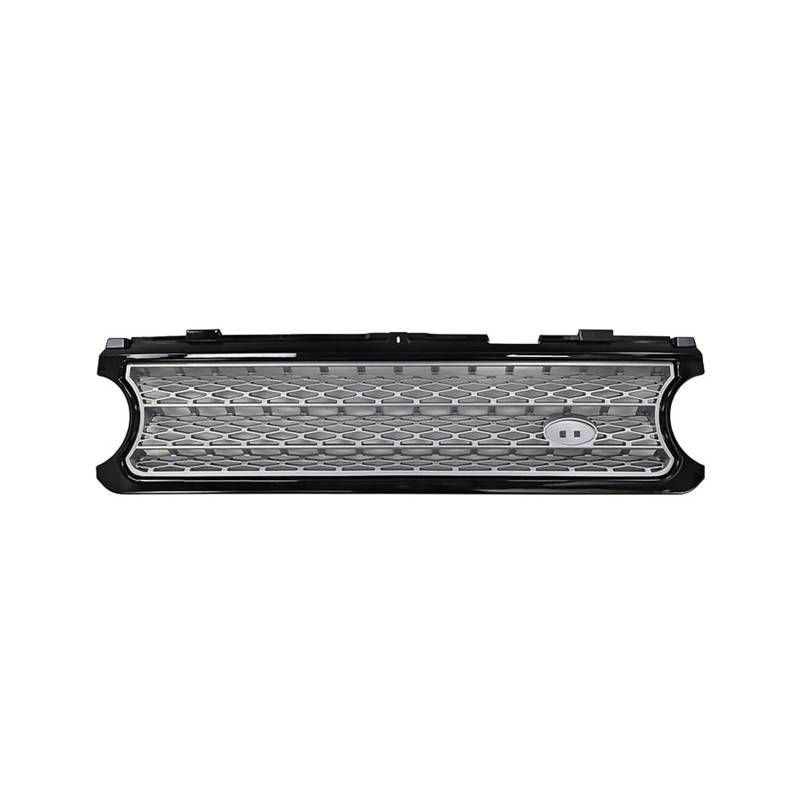 Haubengrill Für Land Für Rover Für Range Für Rover Für Vogue 2006-2009 L322 Auto Frontstoßstangengrill Sport Kühlergrill(Black Silver) von MBPBVRVAF