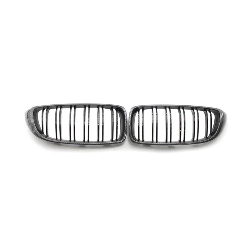 Haubengrill Für M3 Für M4 F32 F33 F36 F80 F82 F83 2013-2018 Auto Front Hood Nierengrill Sport Kühlergrill(Carbon Fiber) von MBPBVRVAF