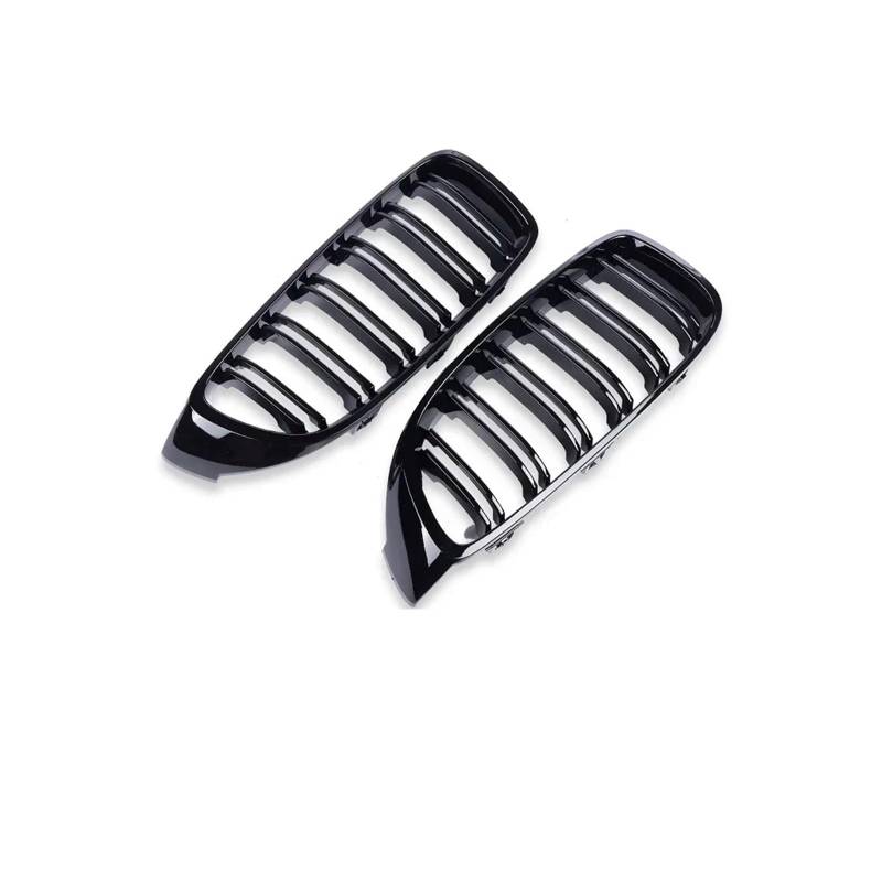 Haubengrill Für M4 F32 F33 F36 F80 F82 F83 2013-2020 Glänzend Schwarz Front Lower Bumper Niere Grill Sport Kühlergrill(Dual Gloss Black) von MBPBVRVAF