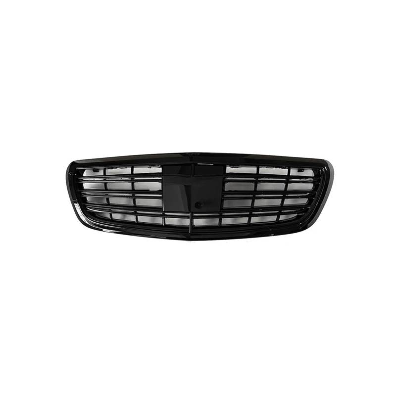 Haubengrill Für S-Klasse W222 S320 S400 S350 S500 S450 S600 2014-2019 Auto Frontstoßstange Grille Sport Kühlergrill(Black) von MBPBVRVAF