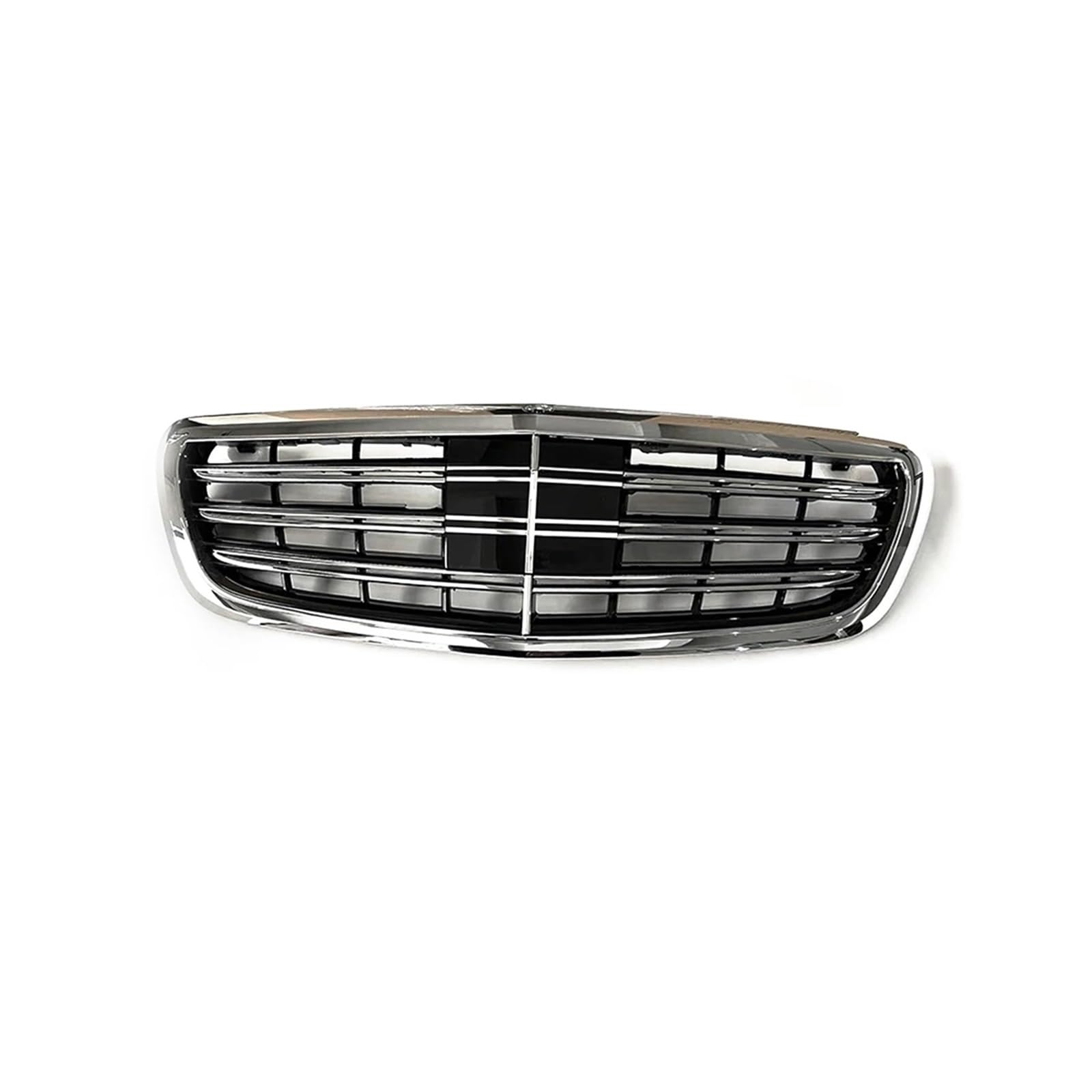 Haubengrill Für S-Klasse W222 S320 S400 S350 S500 S450 S600 2014-2019 Auto Frontstoßstange Grille Sport Kühlergrill(Silver) von MBPBVRVAF