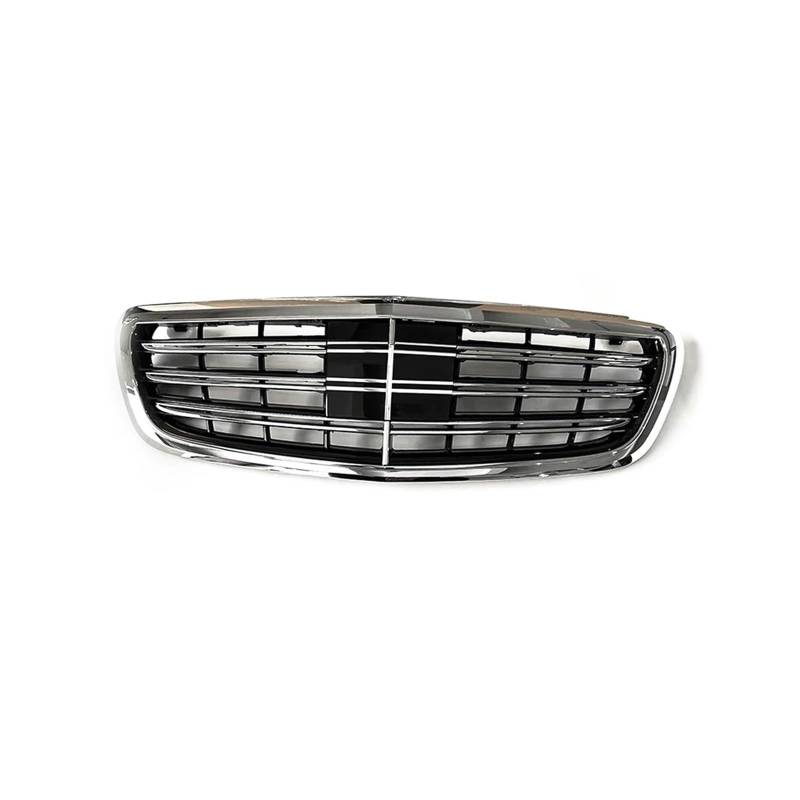 Haubengrill Für S-Klasse W222 S320 S400 S350 S500 S450 S600 2014-2019 Auto Frontstoßstange Grille Sport Kühlergrill(Silver) von MBPBVRVAF