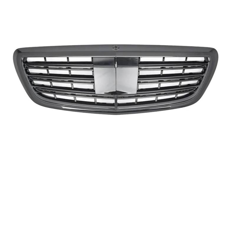 Haubengrill Für S-Klasse W222 S500 S550 S600 2014-2020 Auto-Kühlergrill Sport Kühlergrill(Black) von MBPBVRVAF