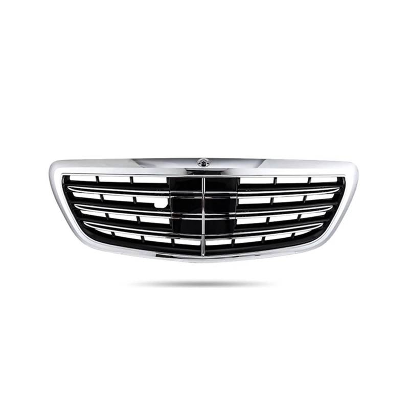 Haubengrill Für S-Klasse W222 S65 S63 S320 S400 S500 S600 2014y-on Auto Frontstoßstange Kühlergrill Sport Kühlergrill(with A) von MBPBVRVAF
