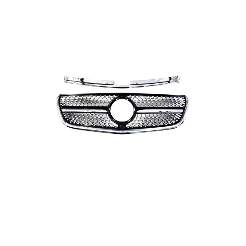 Haubengrill Für Vito W447 2015 2016 2017 2018 2019 2020 2021 2022 2023 Auto Front Kühlergrill Einlass Grill Sport Kühlergrill(2015-2019 D Black) von MBPBVRVAF